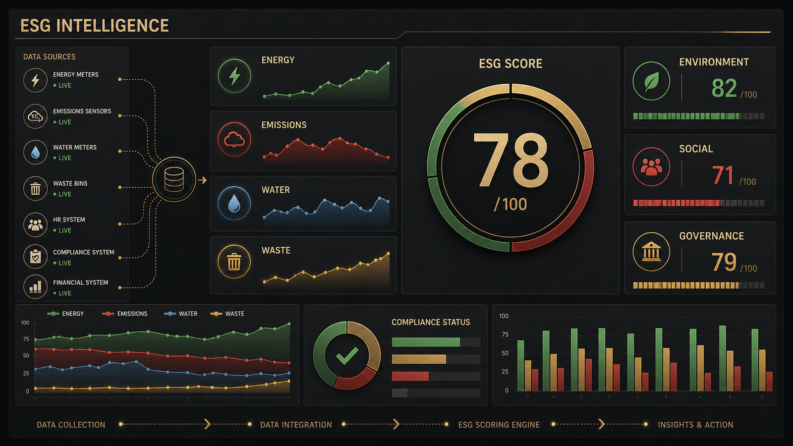 ESG intelligence dashboard